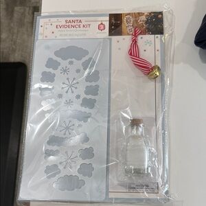 Santa Evidence Kit with Stencil and Bell
